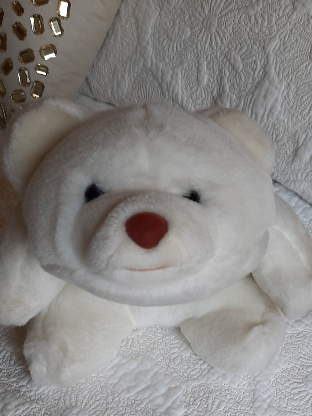 Vintage Gund White Teddy Bear